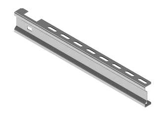 Console BFO 7-000, with overall dimensions from 70x130 mm to 70x530 mm, metal thickness 2,0 mm, stainless steel grade AISI 31.