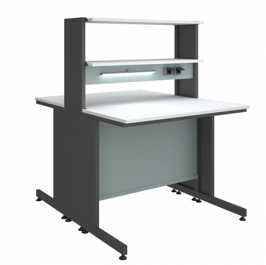 High laboratory table with extension 6