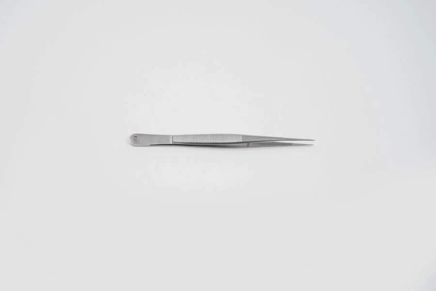 VZ-P-88 Anatomical eye forceps, straight, 150 mm.