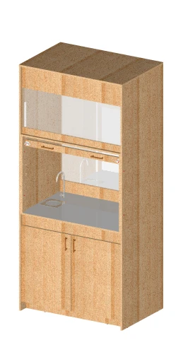 Stationary demo cabinet