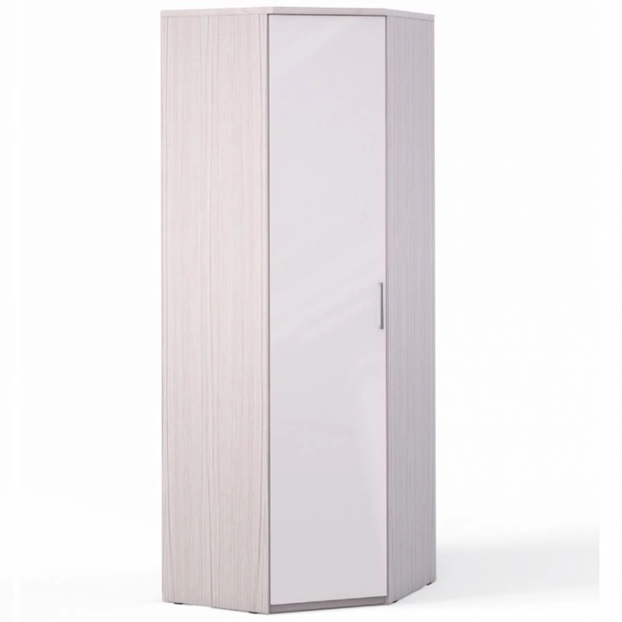 Rimini Ice F9D-01.CG/23P, Corner cupboard (white gloss front) from the set of modular furniture Rimini Ice.