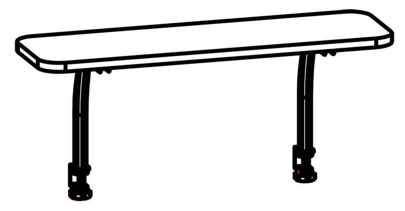Shelf table 8785 Series "Galant"