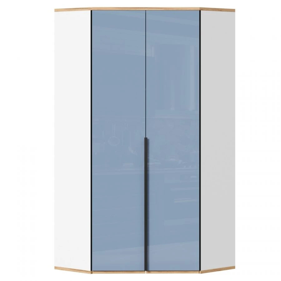 Urban LD.528060.000 Corner cupboard 45 (White/Capri Blue )