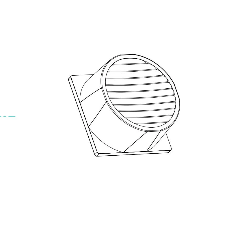 Lens for LED luminaires AMT-HB-23x23-3535-10x40-PC