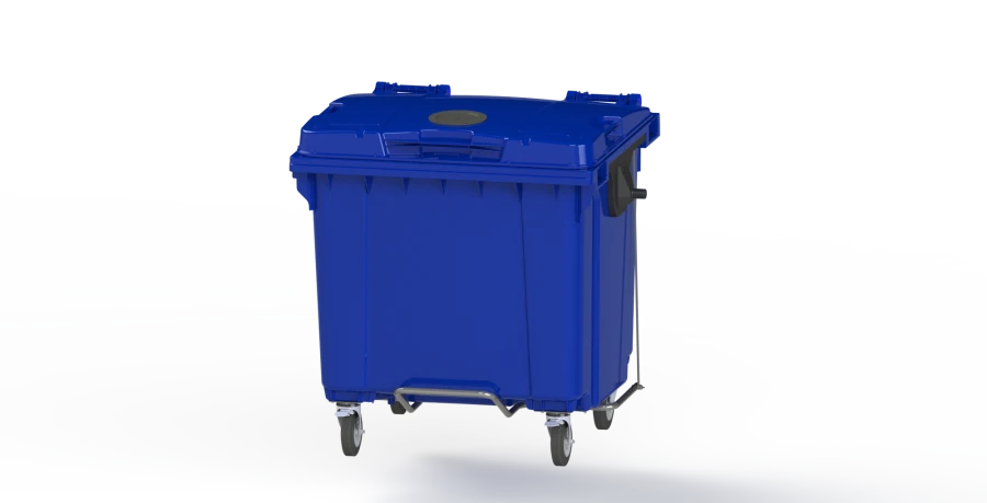 Mobile waste bin 1100 l Art.29.C19.V/1 (20.807.1.60.PE; 21.056.60.PE.V/1)
