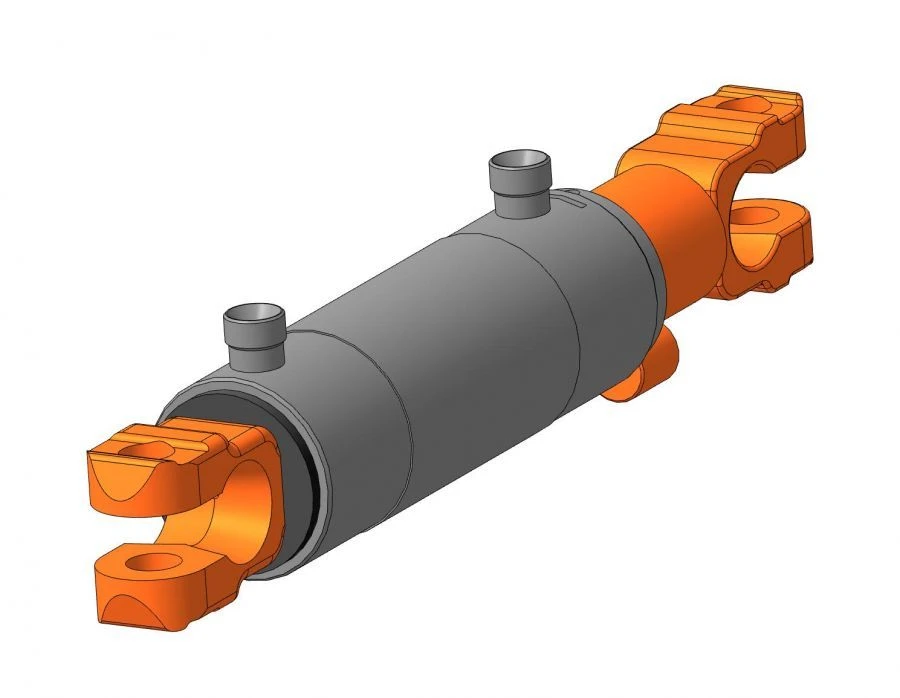 EDTsG 80.40.200.200B-01 (EDTsG 80.40x200.000B-01) Hydraulic cylinder