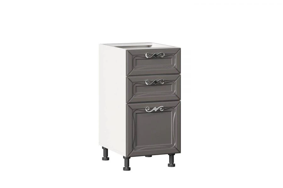 Bianca LD.271110.000 Front set for kitchen cabinet 400 with 3 drawers (Sandown )