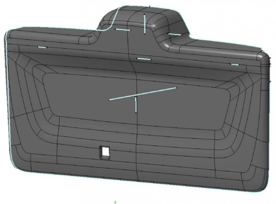 Trunk liner assembly 96820283ZD