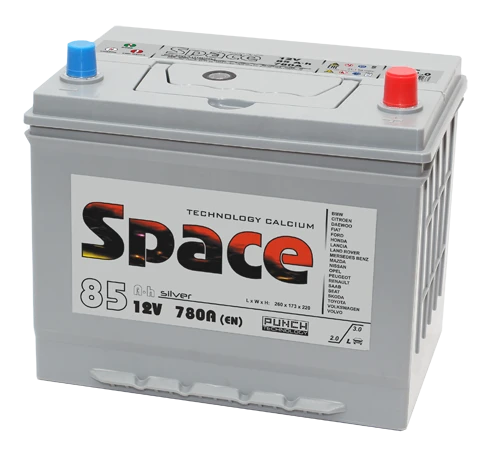 Lead battery for starting piston engines 6ST-85VLA Asia 110D26 "Space"