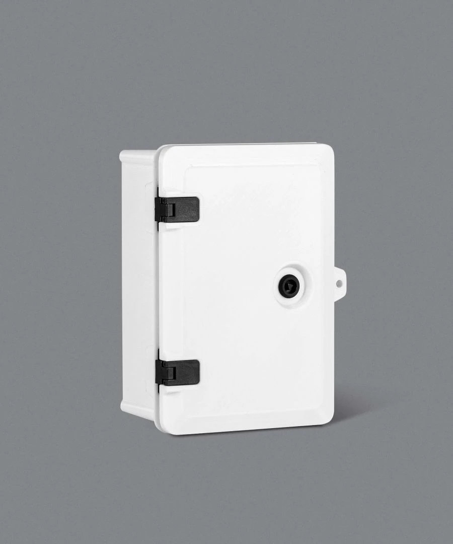 Hinged glass-filled enclosure (Cabinet KAZ COM 233315)