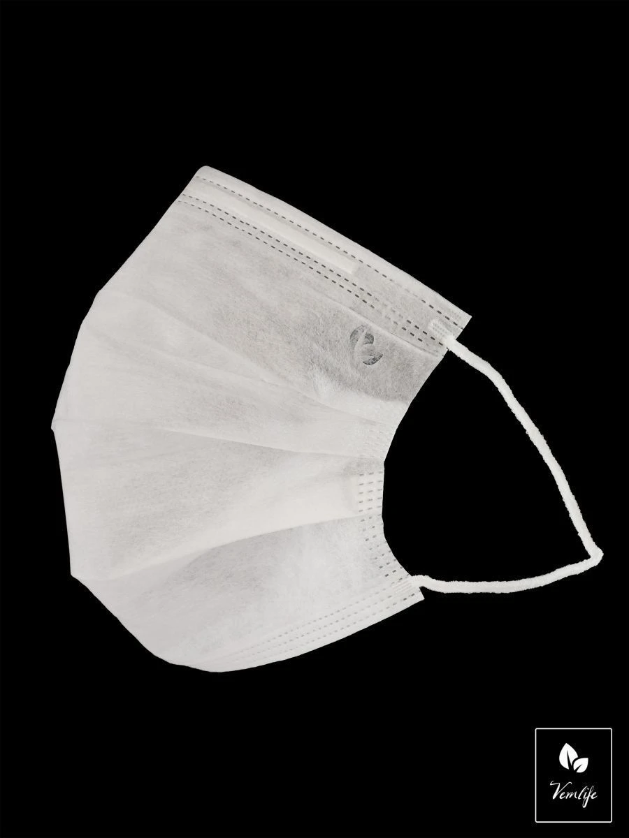 Medical masks, disposable, three-layer masks made of nonwoven material according to TU 32.50.50-003-06874160-2020 type 1, Mask "