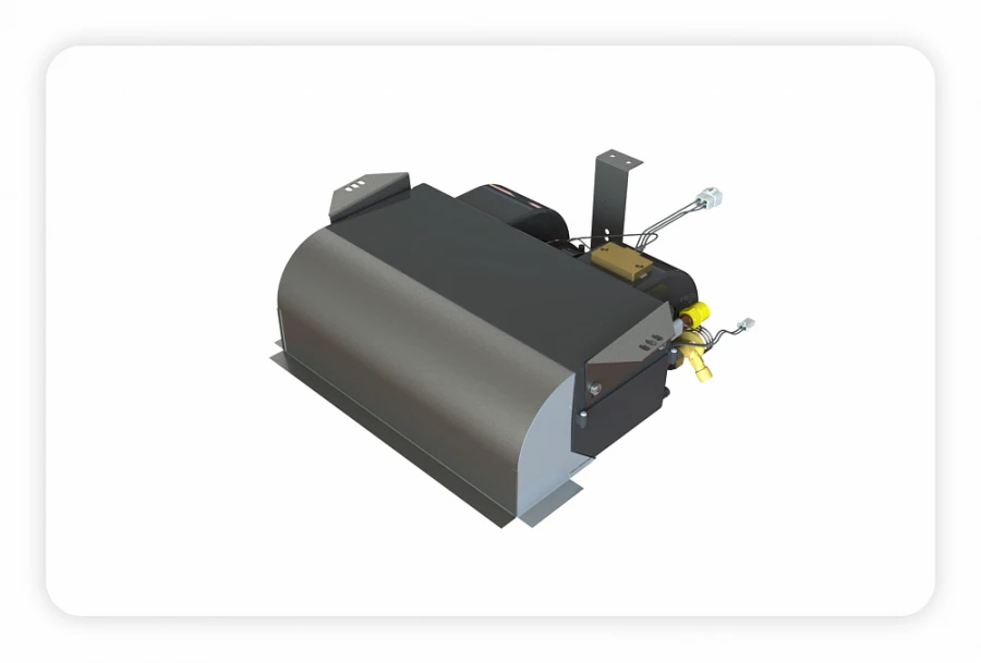 Air conditioner TerraFrigo for DON 1500 under the bonnet