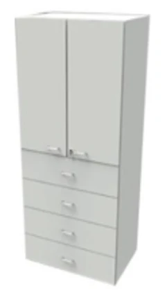 Laboratory cupboard with drawers ATT-1097