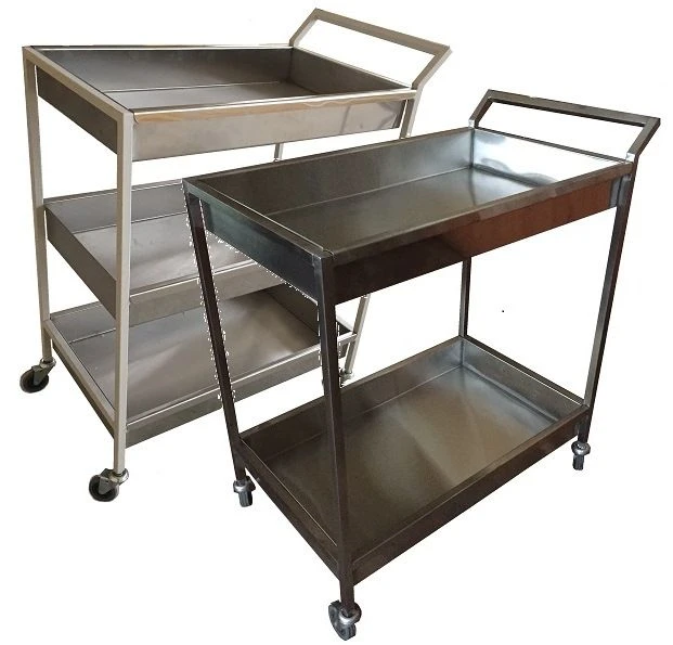 Trolley for collecting dishes