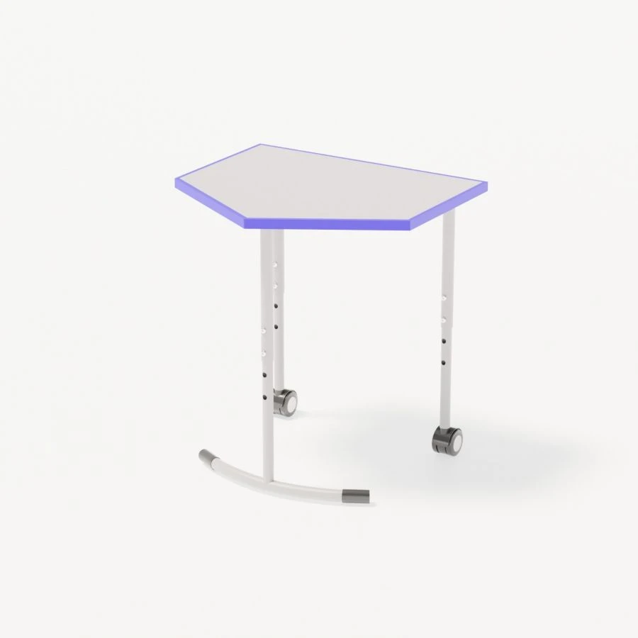 Single-seat pentagonal desk, POP