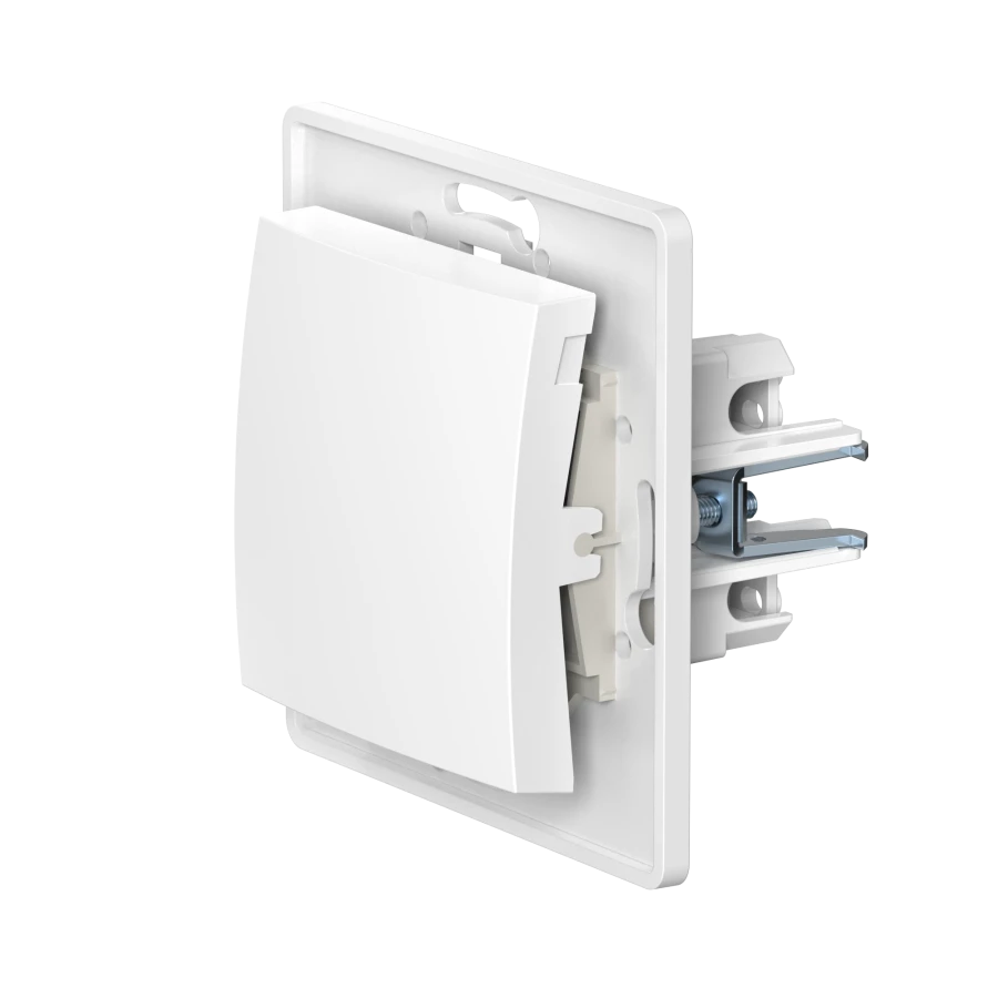 CADUCEUS ALING PRESTIGE Single-key flush-mounted switch 10AX, 250V~, white, article number 6007.0