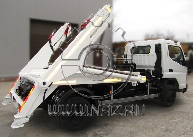 Special platform with loading and unloading equipment, with CMU produced by INMAN JSC (bunker, container carrier) type 67060