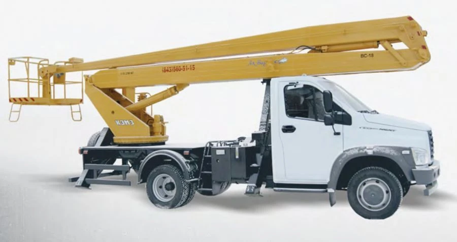 Hydraulic hoist model VS-18.04 on chassis GAZ-C41R13