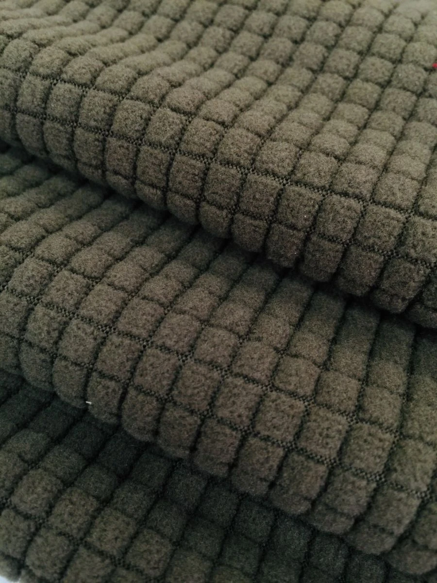 Polyester knitted fabric with addition of elastane (polyurethane) fleece Sobol, art. 30.000107