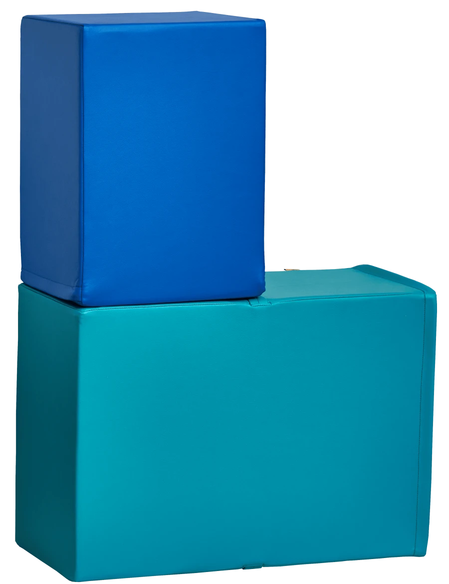 Articles for developmental and correctional classes of the trade mark Sova-Nyanka: Set of Sovoblocks (2 pieces) (sensory simulat
