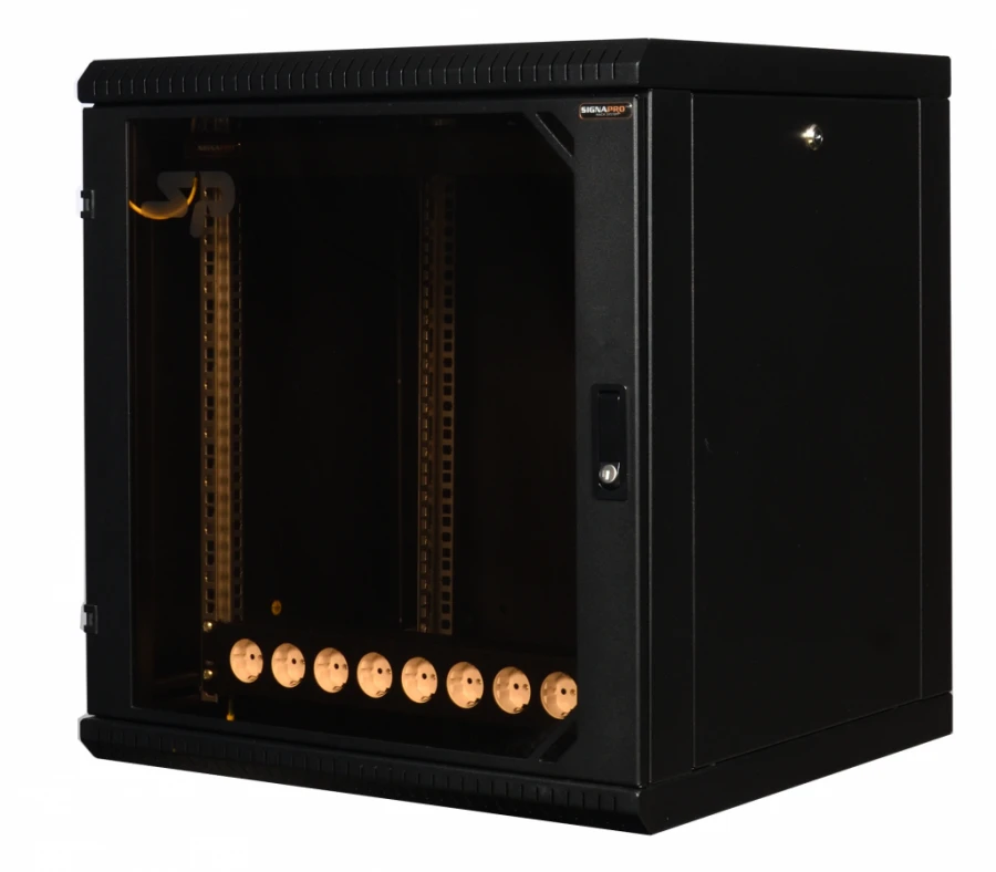 Wall mounted telecoms cupboard with removable walls. Series AB