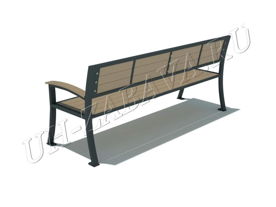Bench "Beseda" light lath