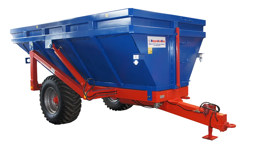 Tractor dump semitrailer for liquid fractions PTSZh-9