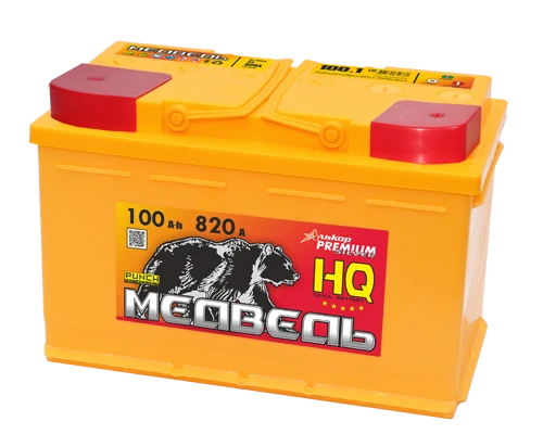 Lead battery for starting piston engines 6ST-100VLA "Bear"
