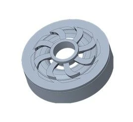 Lower guide apparatus, D1150N, 0.68" shaft, Niresist / DIFFUSER: LWR, D1150N, .68, NI-RST part number 100709606.