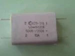 Capacitors polyethylene terephthalate metallised K73-21b