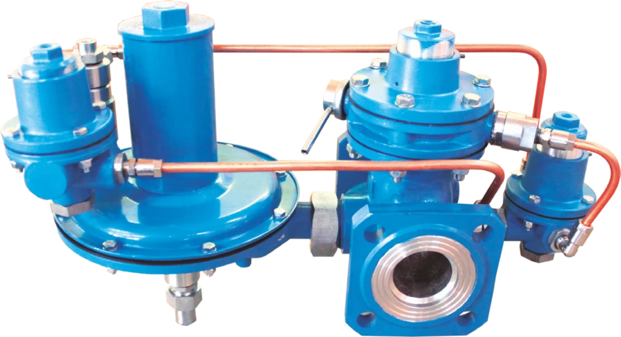 Combined gas pressure regulator RDSK