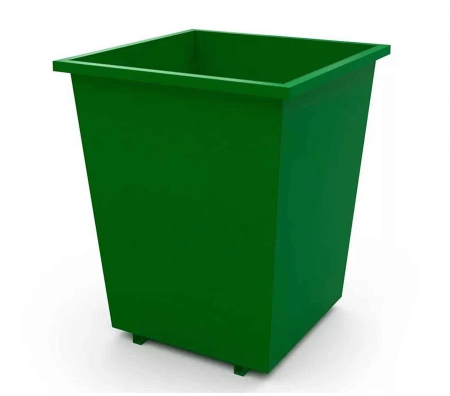 Container for collection of solid municipal waste (MSW)