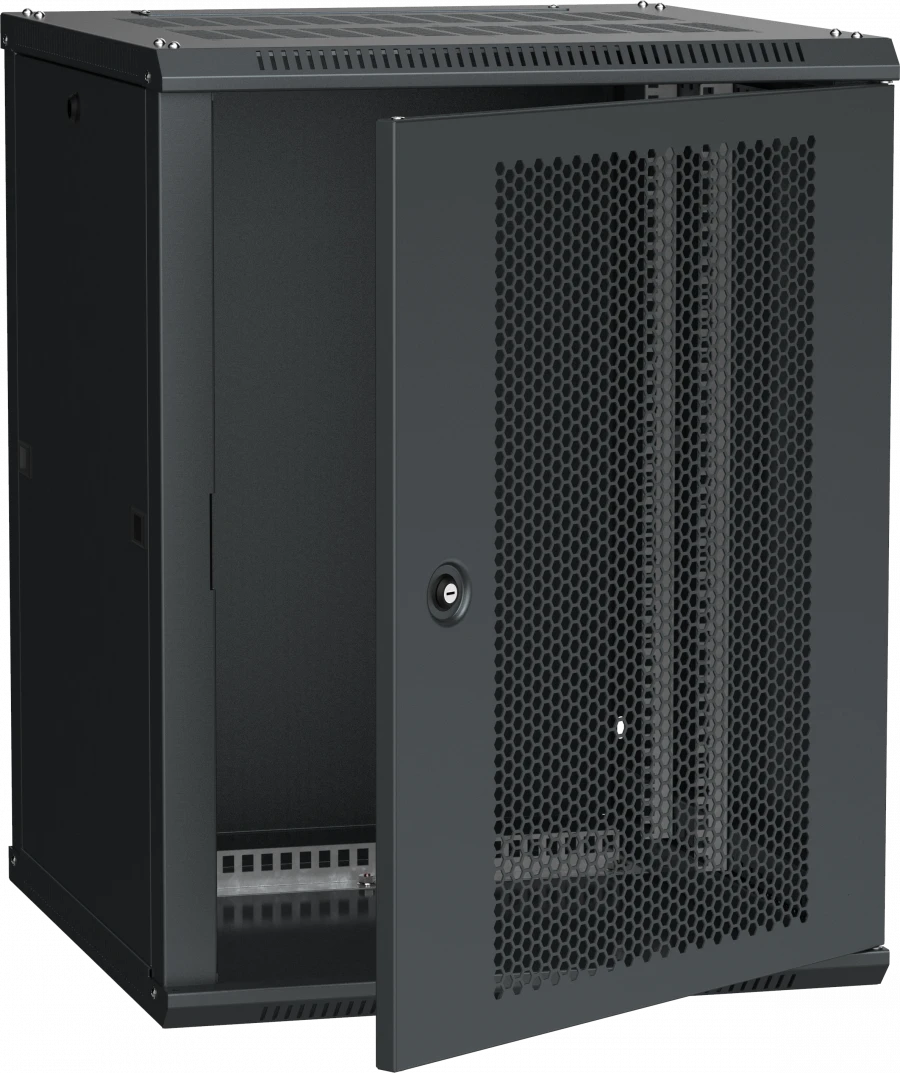 LWR5-18U66-PF ITK Cabinet LINEA W 18U 600x600 mm perforated door, RAL9005