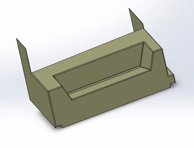 5299-5202730-02 Rear fibreglass footplate