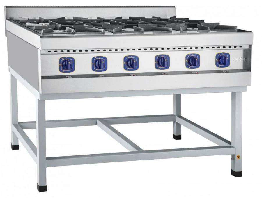 Six-burner gas cooker PGK-69P-II-A