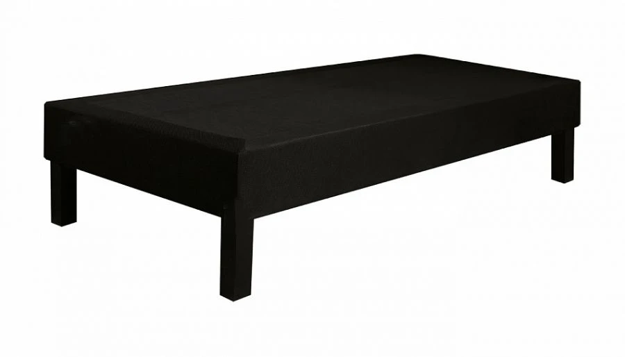 Bed base with removable 3D mesh cover