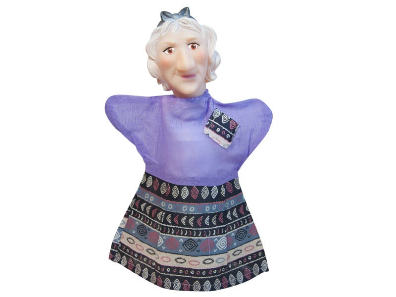 Doll glove "Baba Yaga"