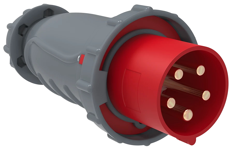 PSN02-125-5 Portable plug SSI-045 125A-6h/200/346-240/415V 3P+RE+N IP67 MAGNUM IEK