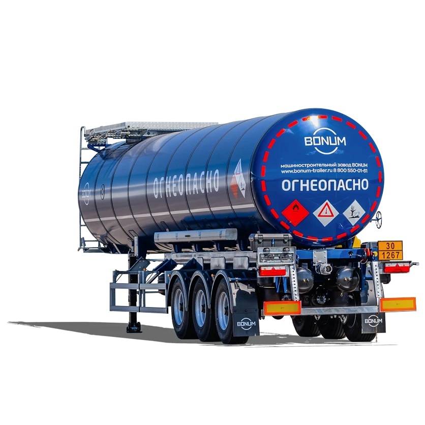 Semi-trailer tank truck BONUM 914210 (modification 914220-02) KpTrDsMAt