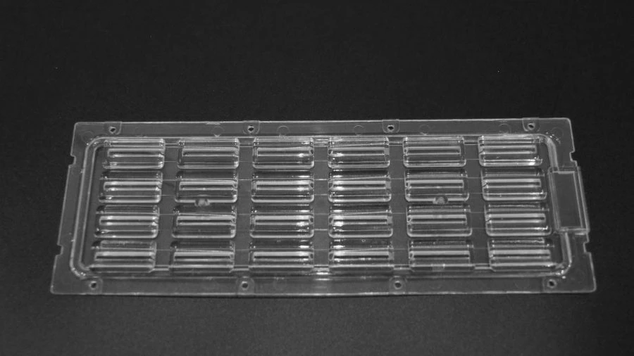 Lens for LED luminaires AMT-ST-250x90-3535-140