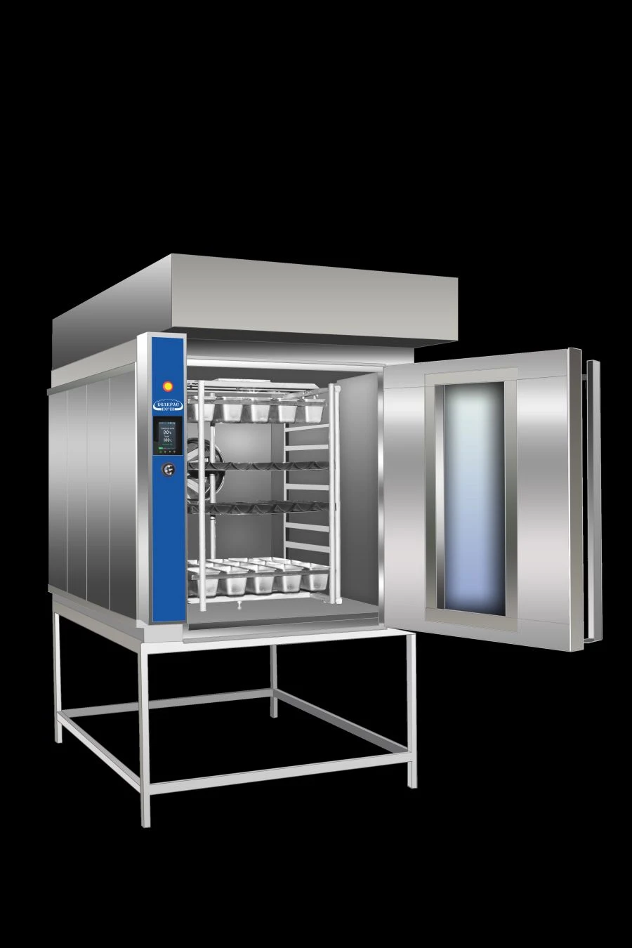 Gas-fuelled convection-rotary furnace EMB 040/2 TRG-Zh