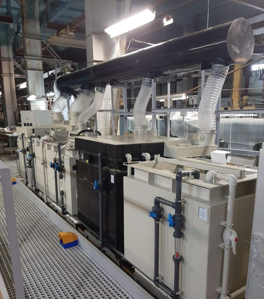 Line for electroplating, chemical and anodising coatings of LGR model