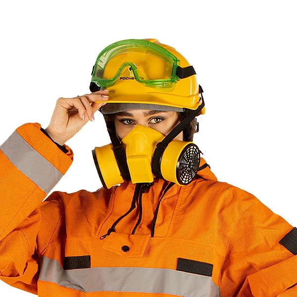 Gas smoke protection respirator GDZR "Chance" with replaceable filters of SXCOP2 NR brand