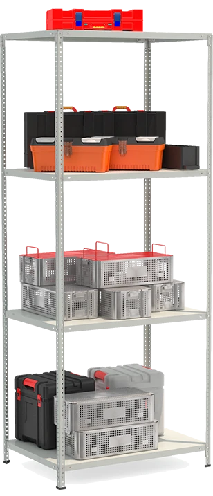 Metal shelf reinforced shelving unit model STF Shelf 1074-2.5