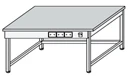 Electrified laboratory assistant's table SL-10