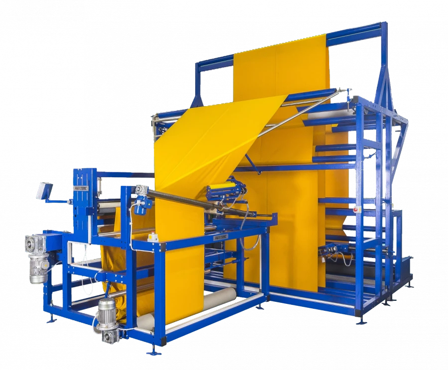 Measuring and doubling machine model C02.2 for fabrics