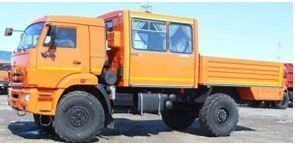 Cargo-passenger truck NEFAZ 42111-45, base chassis KAMAZ 43502-D5, with Cummins ISB6.7E5285 diesel engine