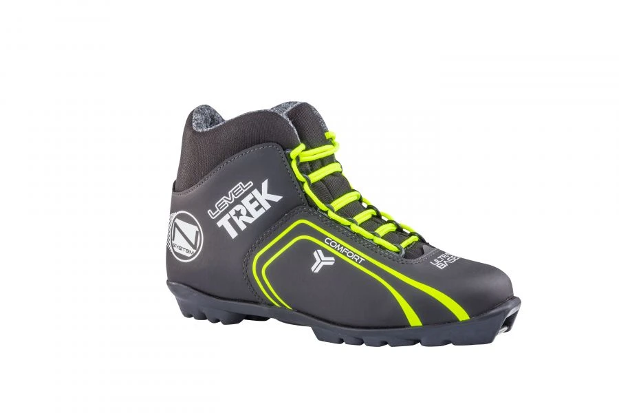 Ski boots TREK Level1 black (logo neon) N