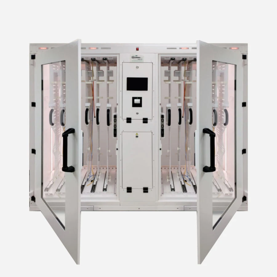 Cabinet for drying and storage of flexible endoscopes "KLINSCOPBOX", KLINSCOPBOX-12PRO