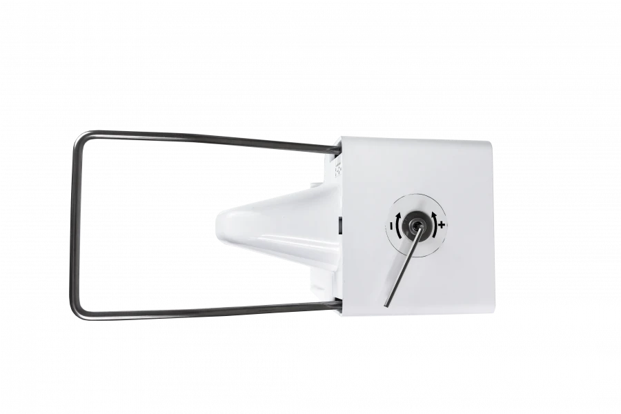 Elbow dispenser for disinfectants and liquid soap with adjustable dispensing volume HÖR-D-004R